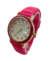 Olivia Pratt Solid Vibrant Color Everyday Silicone Women Watch