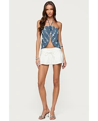 Edikted Women's Bodhi Flared Micro Skort