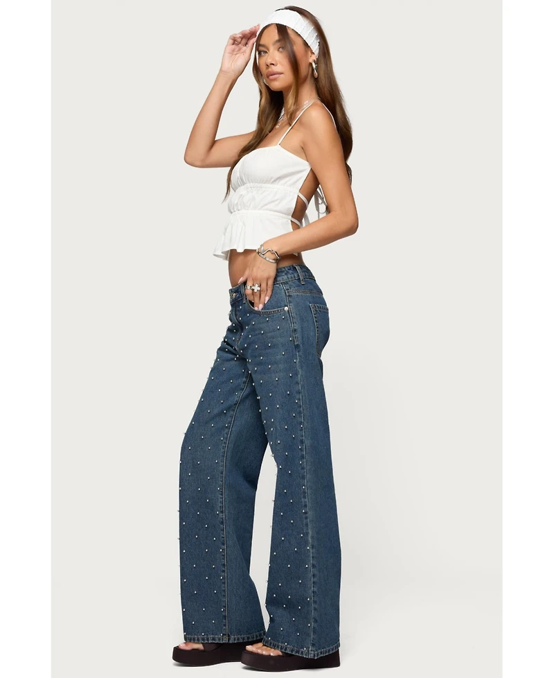 Edikted Women's Adler Tiered Backless Top