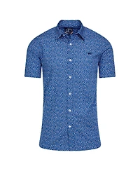 Raging Bull Men's Short Sleeve Flower Bud Shirt
