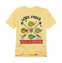 Logovision Men's Teenage Mutant Ninja Turtles Pizza Is Forever T-Shirt