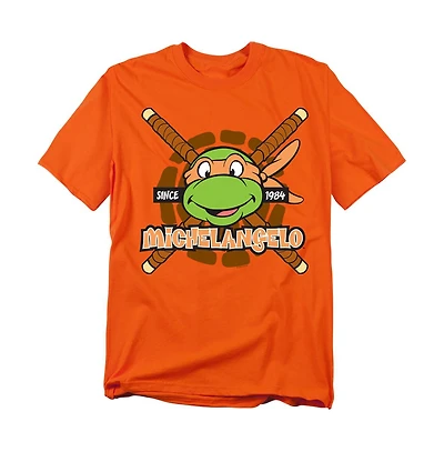 Logovision Men's Tmnt Michelangelo Since 1984 T-Shirt