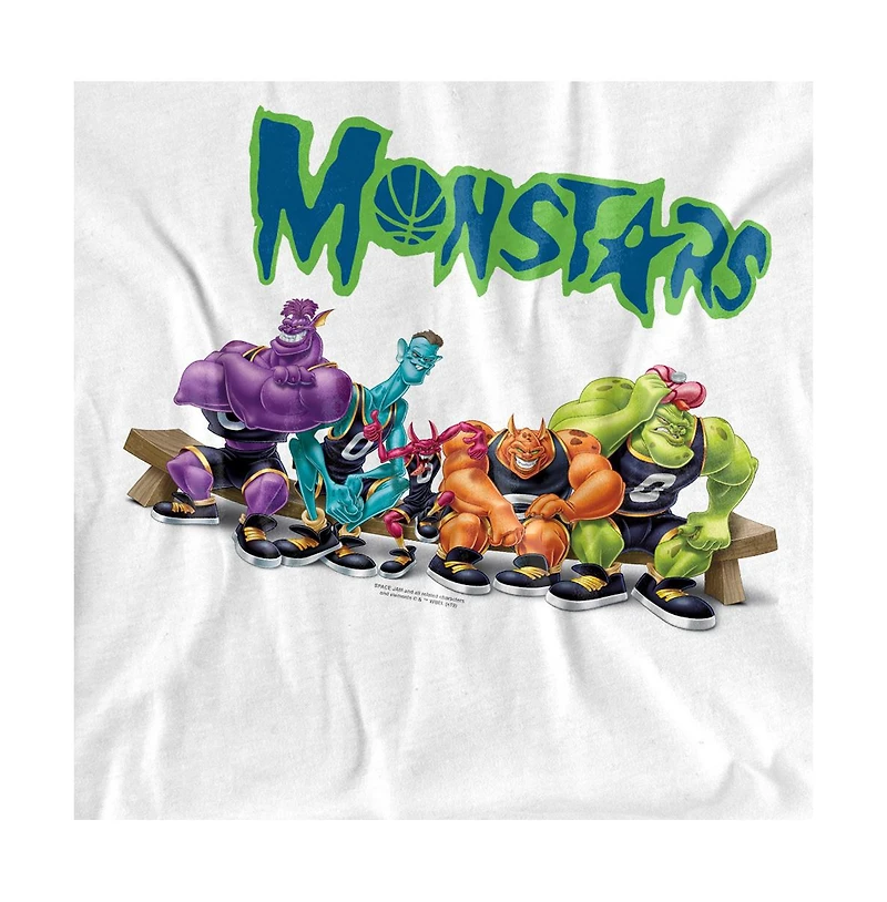 Logovision Men's Space Jam Monstars Group T-Shirt