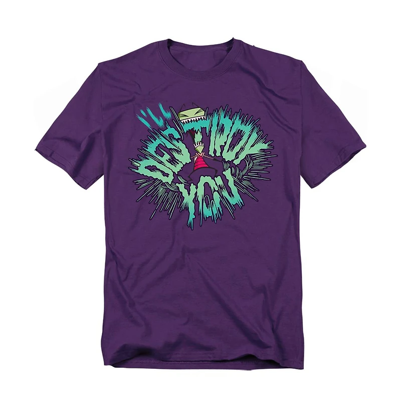 Logovision Men's Invader Zim Ill Destroy You T-Shirt