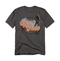 Logovision Men's My Ride Color Logo With Small Spray Paint Gun T-Shirt