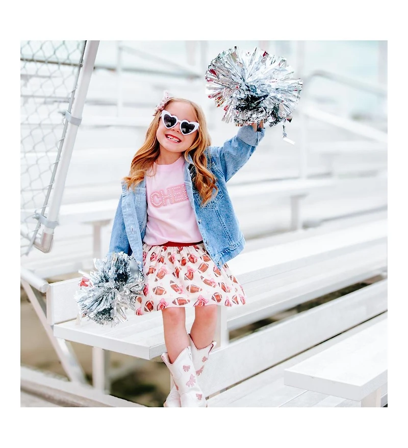 Sweet Wink Little and Big Girls Football Cutie Tutu Skirt
