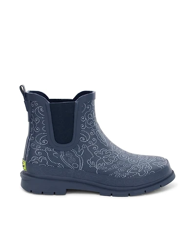 Western Chief Womens Studded Chelsea Rain Boot