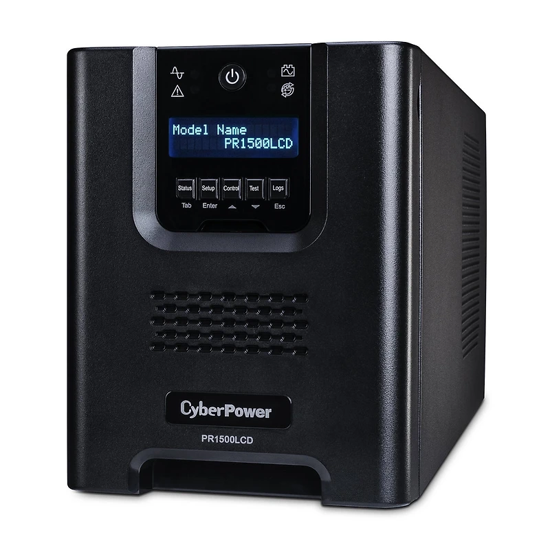 CyberPower PR1500LCDN 1500 Va/1500W Smart App Sinewave Mini-Tower Ups, 8x Nema 5-15R