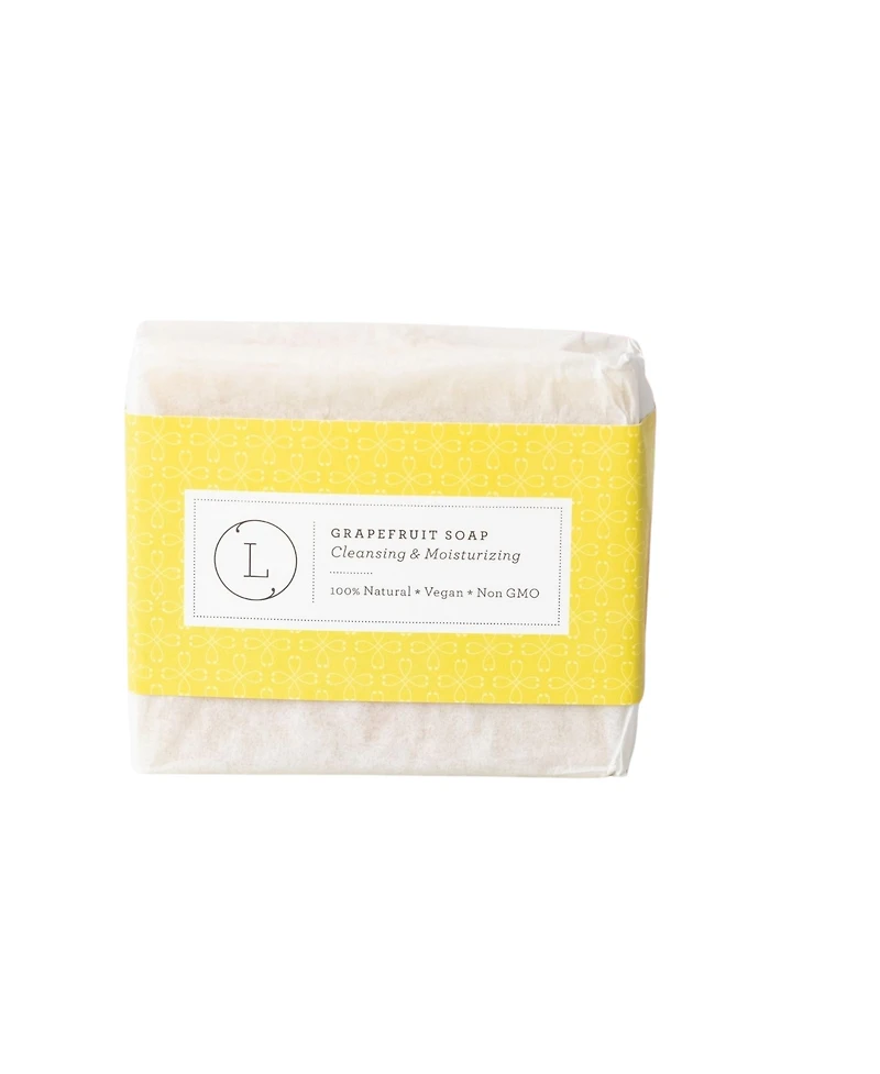 Lizush Pink Grapefruit Soap Bar Set