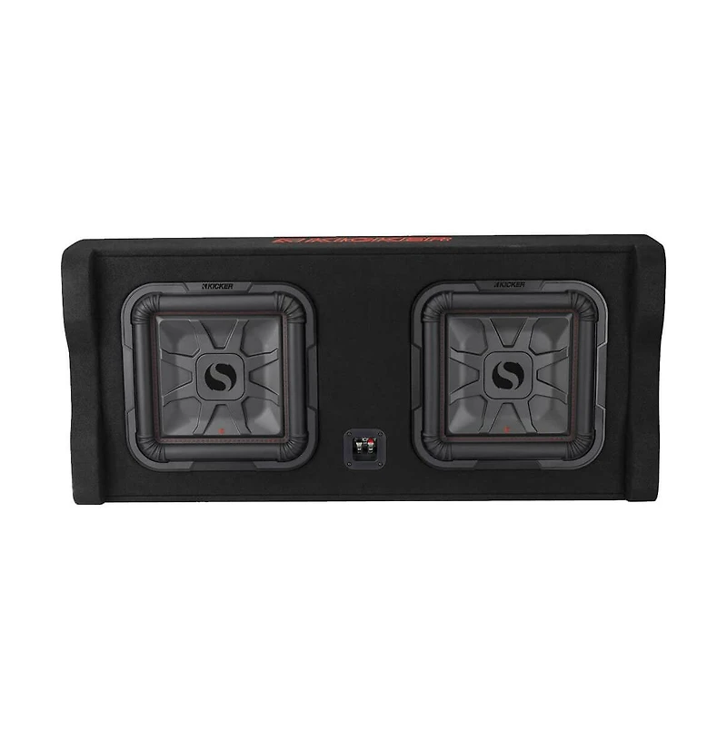 Kicker 12" Dual Down Firing Subwoofer Enclosure