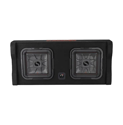 Kicker 12" Dual Down Firing Subwoofer Enclosure