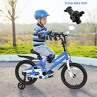 Akiudex 16 Inch Kids Bike with Removable Training Wheels - Blue
