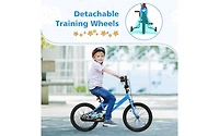 18 Inch Kids Bike with Removable Training Wheels for Ages 4-8
