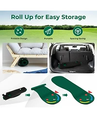 Golf Putting Green Set for Indoor and Outdoor Use