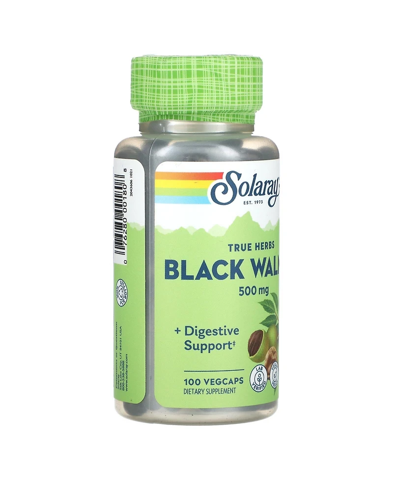 Solaray True Herbs Black Walnut 500 mg