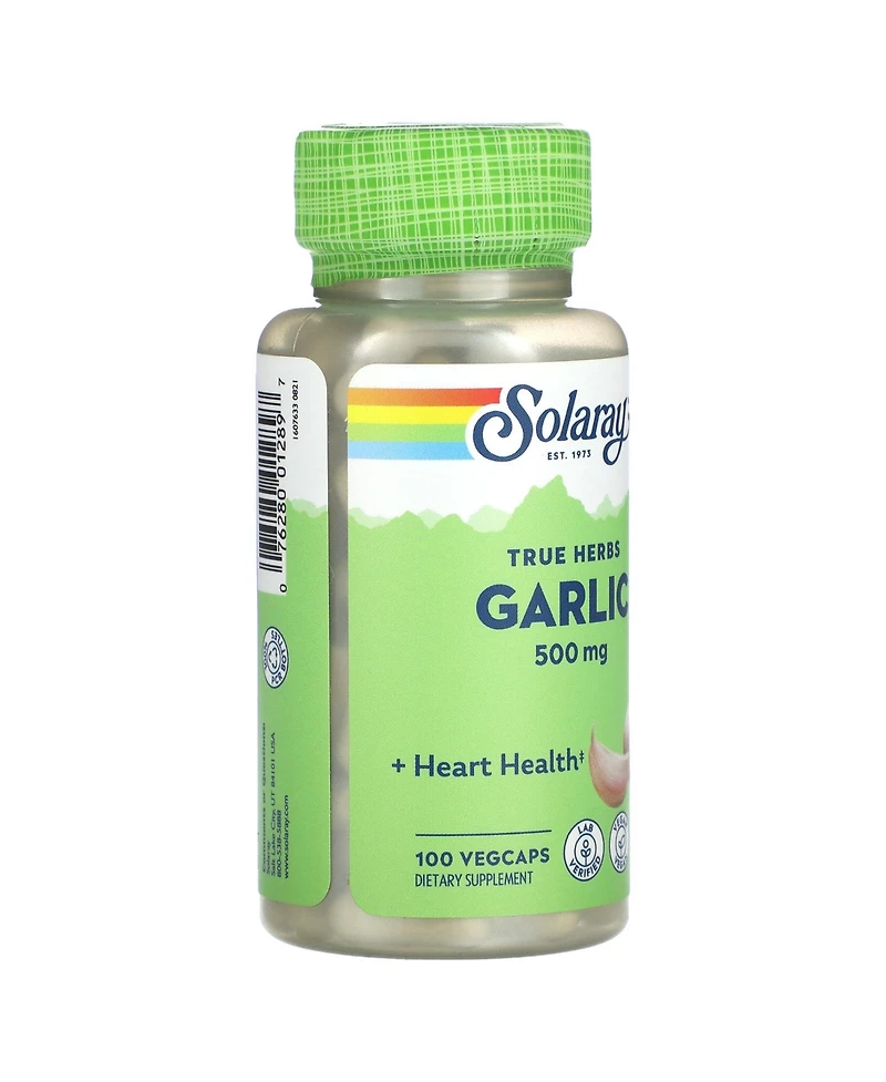 Solaray True Herbs Garlic 500 mg