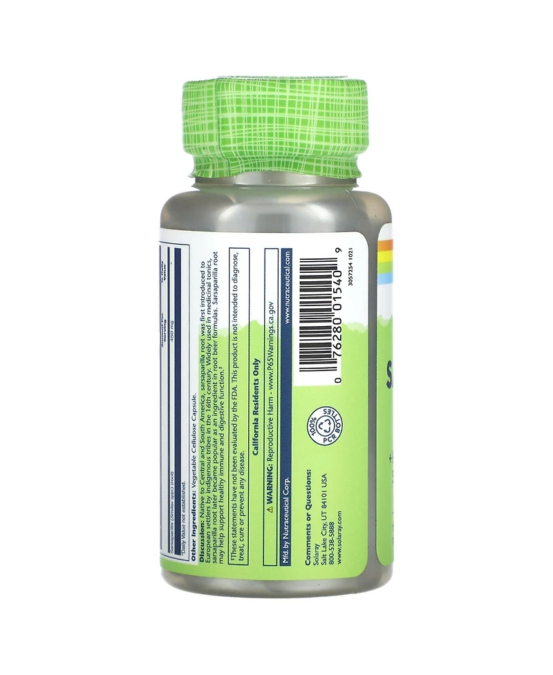 Solaray True Herbs Sarsaparilla 450 mg