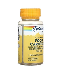 Solaray Food Carotene, Vitamin A 10000 Iu | Healthy Skin, Eyes, Antioxidant & Immune Support