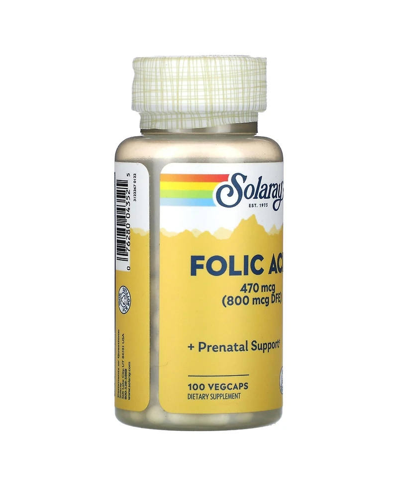 Solaray Folic Acid 470 mcg