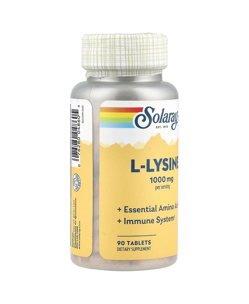 Solaray L-Lysine - 90 Tablets