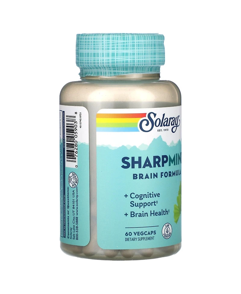 Solaray SharpMind Brain Formula - 60 VegCaps