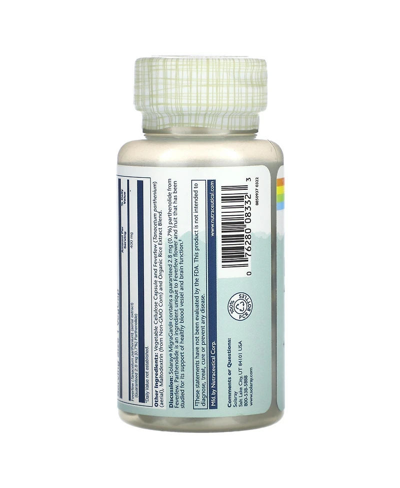 Solaray MigraGard 400 mg
