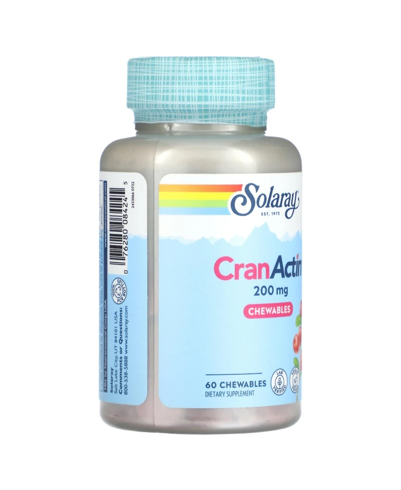 Solaray CranActin Chewables 200 mg