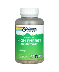 Solaray Once Daily High Energy Multivitamin Iron Free - 120 VegCaps