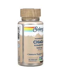 Solaray Fermented Chaga Mushrooms - 60 VegCaps (500 mg per Capsule)