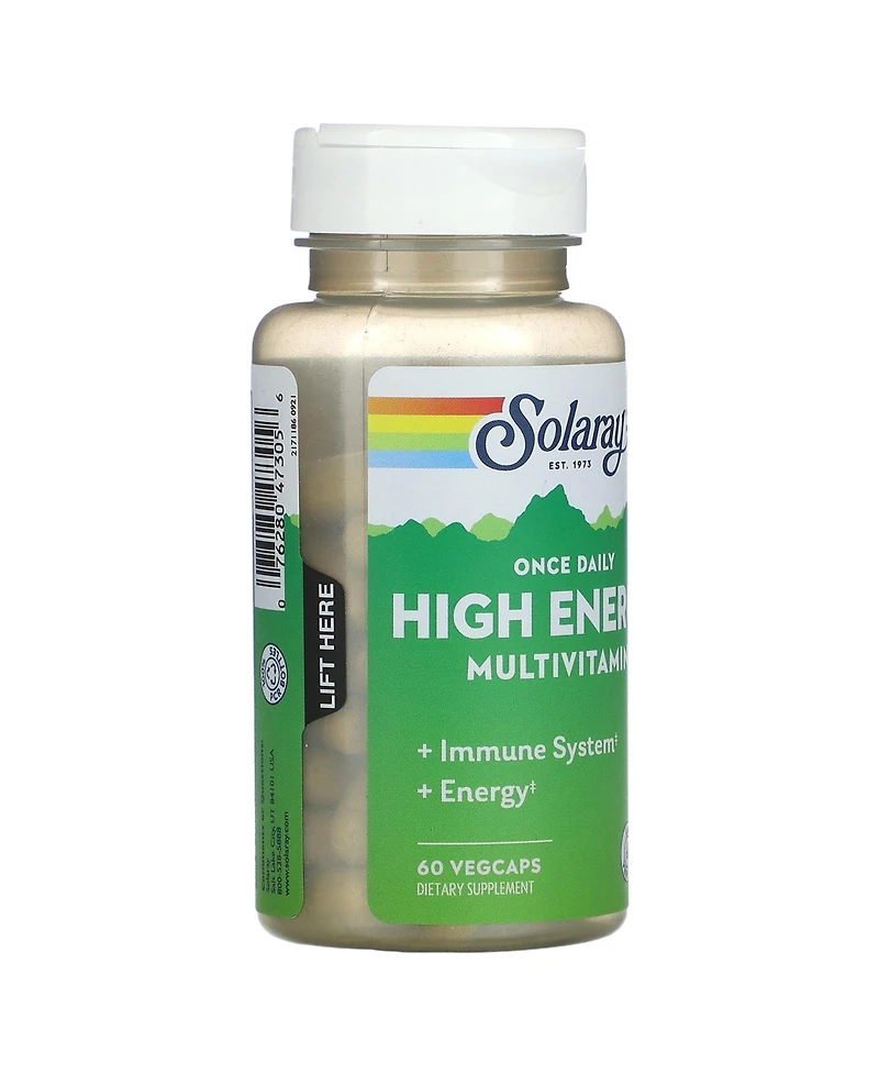 Solaray Once Daily High Energy Multivitamin Iron Free