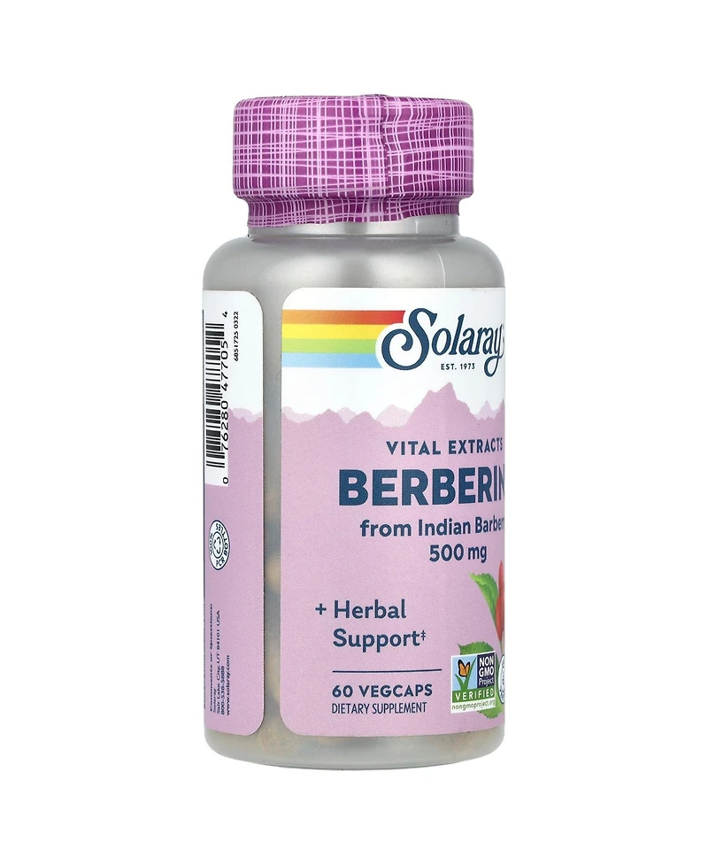 Solaray Vital Extracts Berberine 500 mg - 60 VegCaps