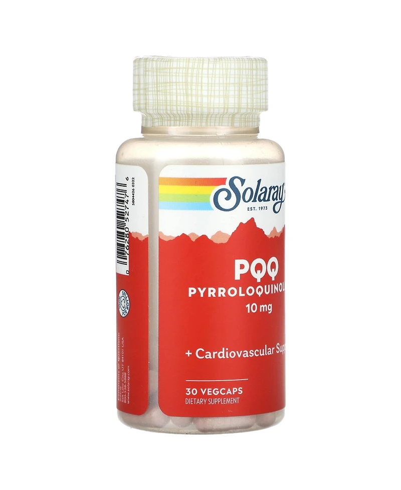 Solaray Pqq Pyrroloquinoline 10 mg
