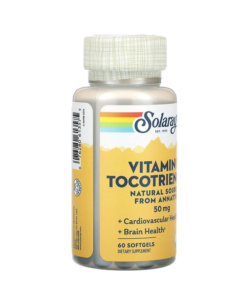 Solaray Vitamine E Tocotrienols 50 mg