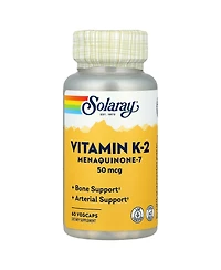 Solaray Vitamin K-2 Menaquinone-7 50 mcg - 60 VegCaps