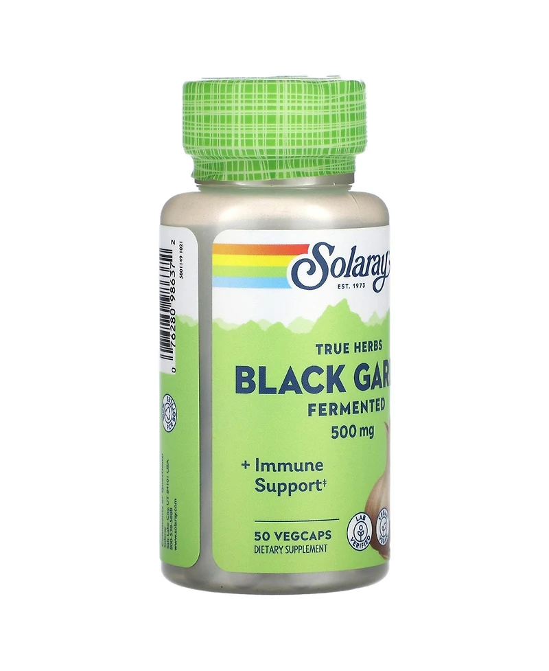 Solaray True Herbs Black Garlic Fermented 500 mg