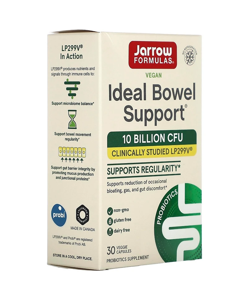 Jarrow Formulas Nutrition Ideal Bowel Support 10 Billion Cfu