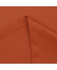 Kate Aurora Basic Jacquard 2 Piece Blackout Grommet Top Hotel Window Curtains - 52 in. W x 84 in. L, Pumpkin Spice