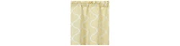 Kate Auroras Trellis Lattice Rod Pocket Valance - 56 in. W x 18 L