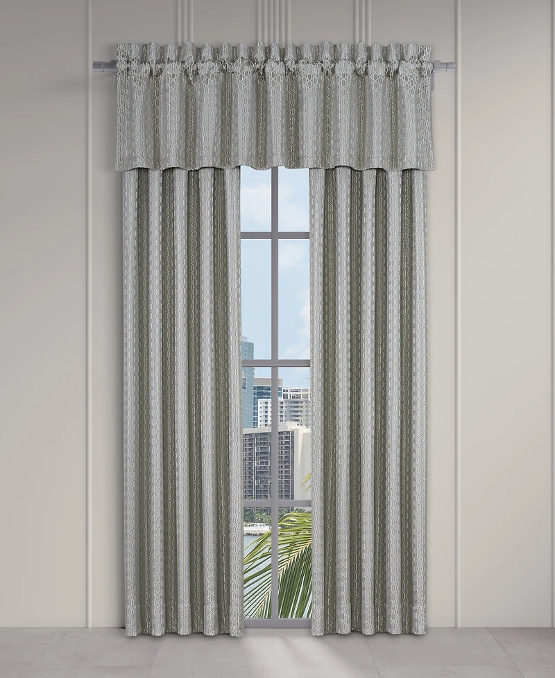J Queen New York Metropolitan Window Straight Valance, 18" x 88"