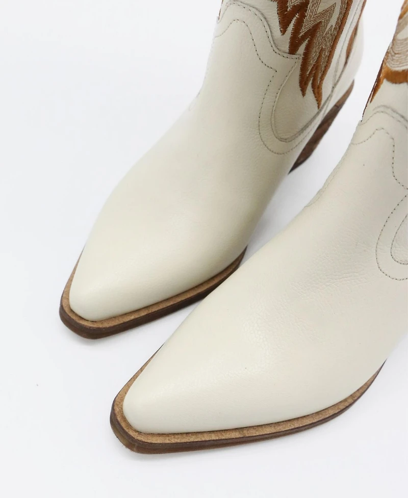 Stivali New York Women's Dramen Leather Cowboy Boots