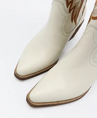 Stivali New York Women's Dramen Leather Cowboy Boots