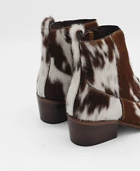 Stivali New York Women's Nomad Cowhide Leather Cowboy Booties
