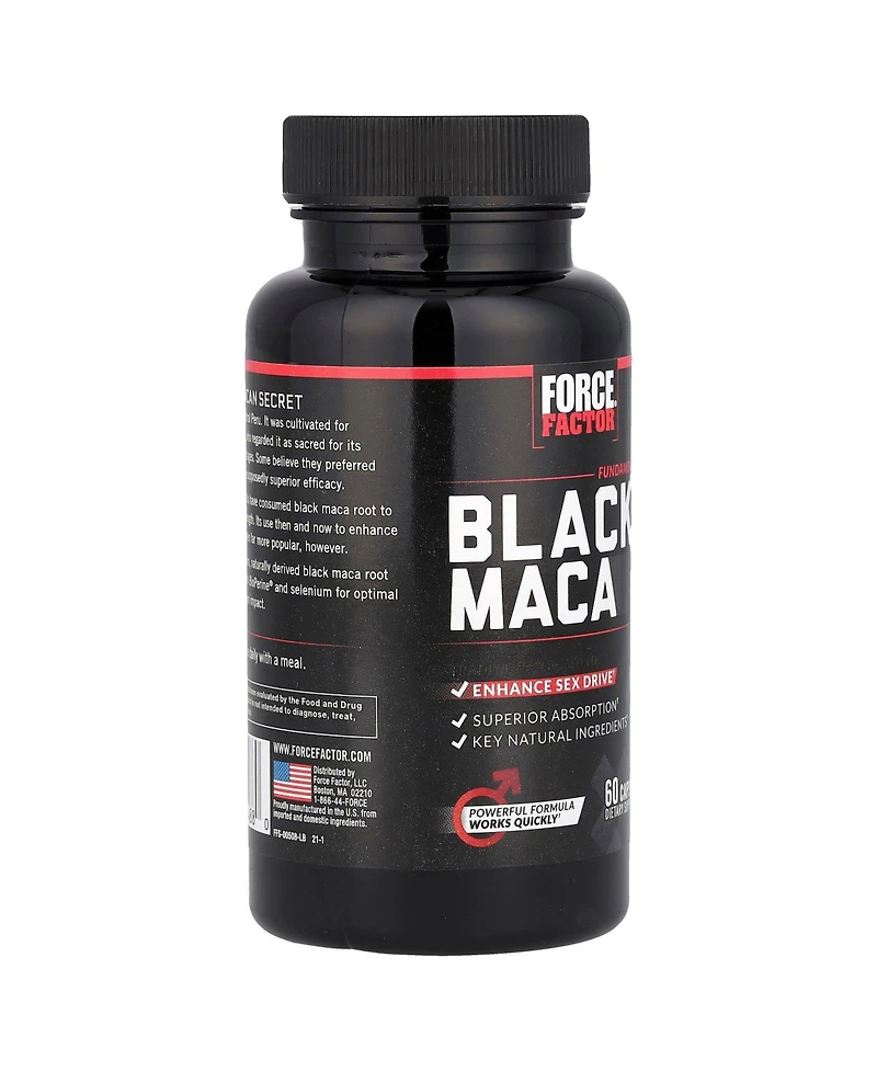 Force Factor Fundamentals Black Maca