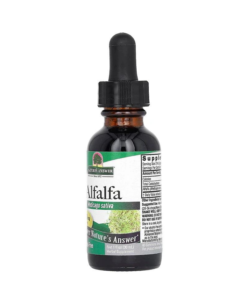 Nature's Answer Alfalfa Alcohol-Free 2 000 mg