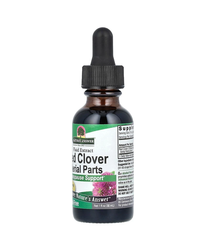 Nature's Answer Red Clover Aerial Parts Fluid Extract Alcohol-Free 2 000 mg - 1 fl oz