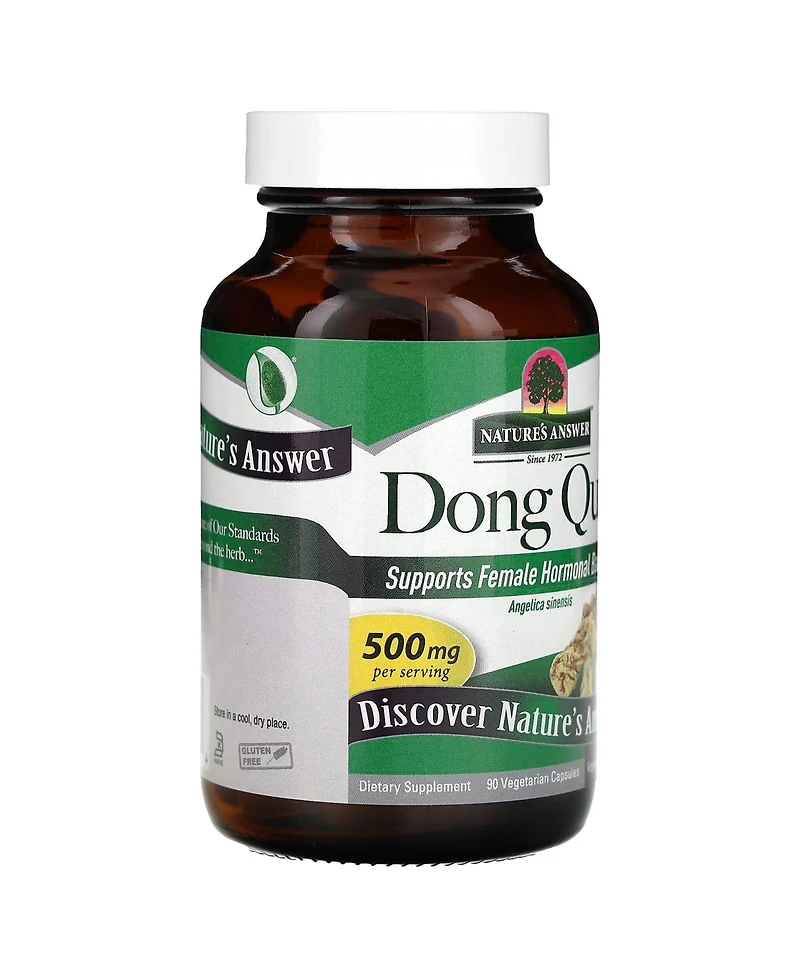 Nature's Answer Dong Quai 500 mg - 90 Vegetarian Capsules