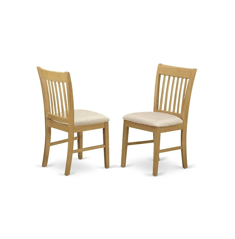 East West Furniture 3 Pc Table and chair set - Kitchen Table and 2 Dining Chairs