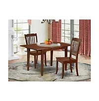 East West Furniture Dining Room Set Mahogany