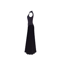 Milla Women's Elegant mock neck maxi dress
