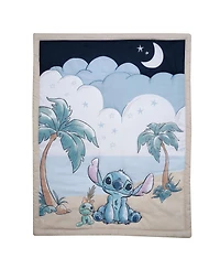 Bedtime Originals Baby Disney Stitch 3-Piece Blue Nursery Crib Bedding Set